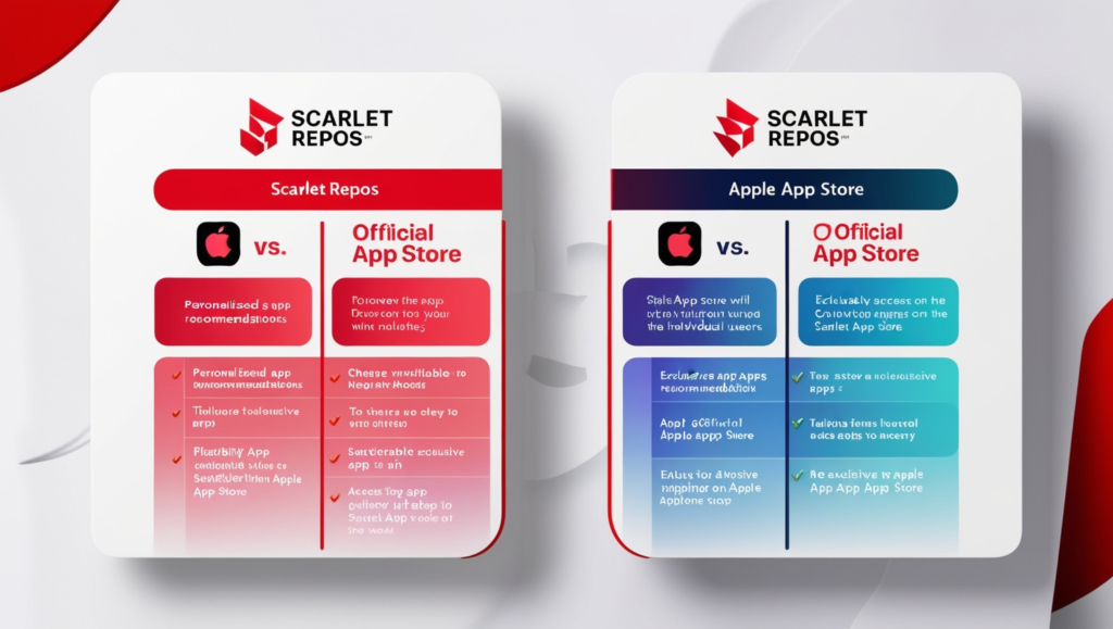 scarlet repository vs apple store